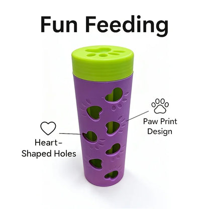 Detachable Pet Slow Feeder Treat Dispenser | Durable Bite-Resistant Chew Toy Roller, Mental & Physical Stimulation