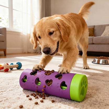 Detachable Pet Slow Feeder Treat Dispenser | Durable Bite-Resistant Chew Toy Roller, Mental & Physical Stimulation